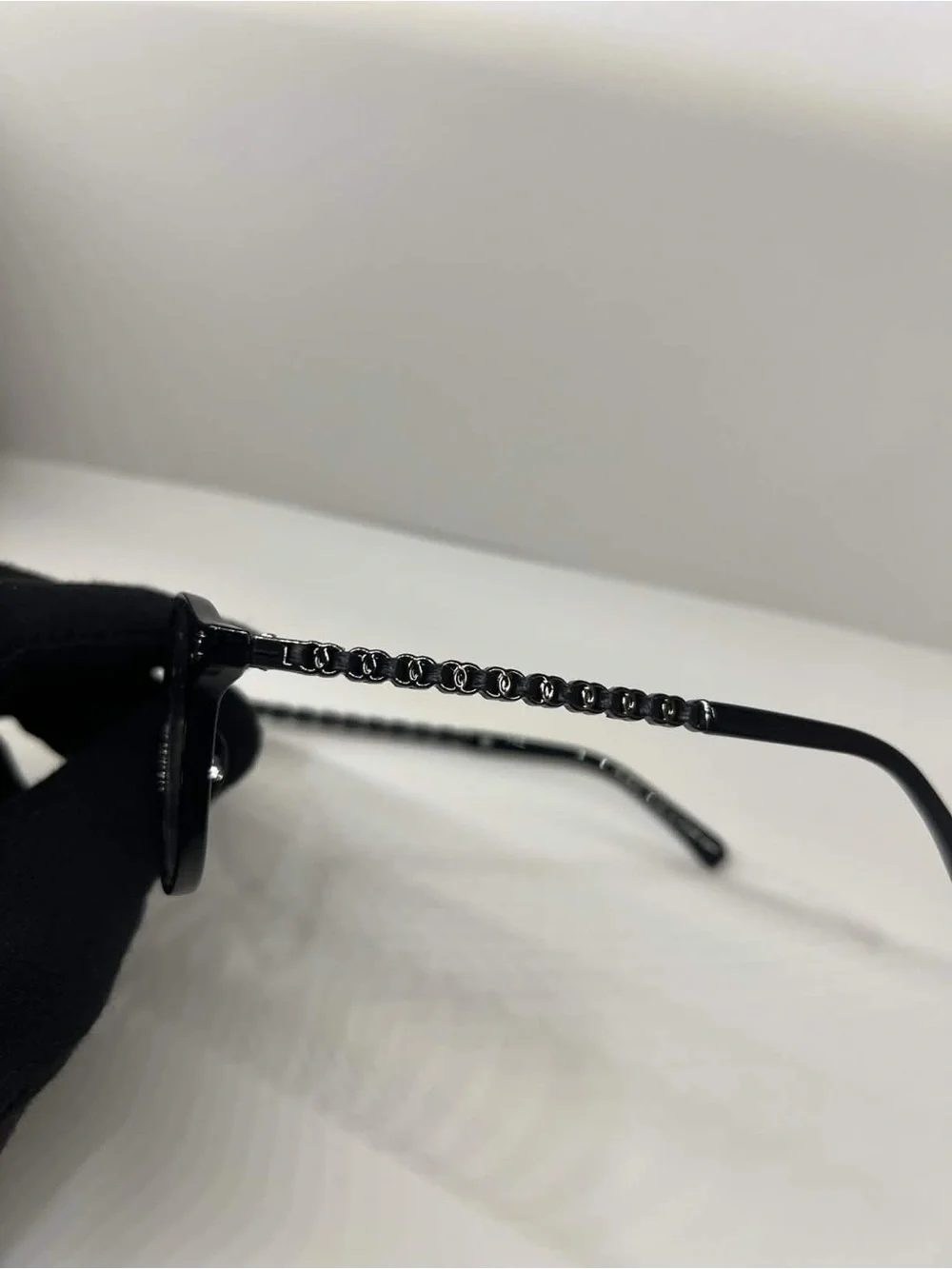 CHANEL Black Round Optical Glasses Clear Lense Women’s Excellent Condition